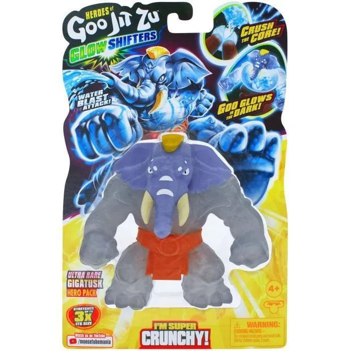 Figurines 11cm Glow Shifters - MOOSE TOYS - GOO JIT ZU Saison 5 - Pour Enfant de 4 ans et plus - Garantie 2 ans - Modèle aléatoire-0