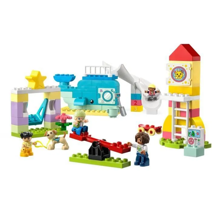 LEGO® DUPLO 10991 L’Aire de Jeux des Enfants, Jouet pour Apprendre les Lettres, Chiffres et Couleurs-0
