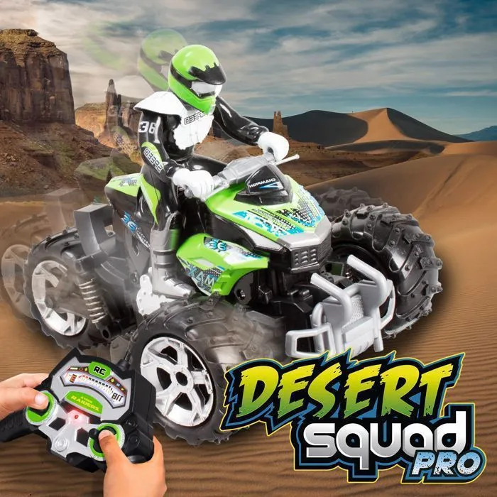 Desert Squad Pro, Voiture Télécommandée Fille +6 Ans, 4x4 Télécommandée Tout Terrain, À L'extérieur Et À L'intérieur-0