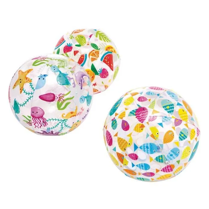 Ballon imprimé D51 - Intex - Rouge-1