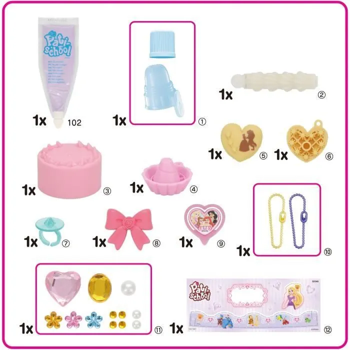 L'atelier de création - Pati School - EPOCH - Kit créatif Disney avec pâte modelable-1
