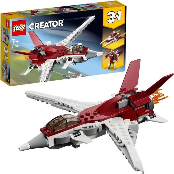 LEGO® Creator 3-en-1 31086 - L'avion futuriste- Jeu de construction-2