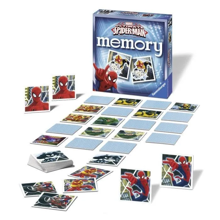 Mémory - RAVENSBURGER - Grand Memory® Ultimate Spiderman - 72 cartes - Mixte-1