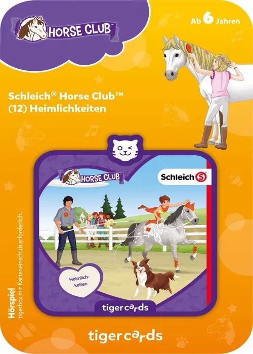 Mallette - coffret multi-jeux Tiger media - 4423 - Tigercard-Schleich Horse Club Maison Multicolore-0