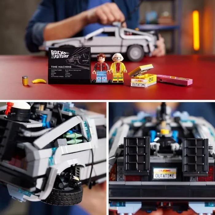 LEGO® 10300 La machine à remonter le temps de Retour vers le futur-3