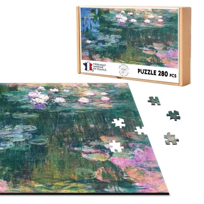 Puzzle Classique - FABULOUS - Monet Les Nympheas - 280 Pièces - Adulte - Mixte - Intérieur-0