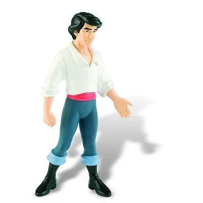 Figurine - BULLYLAND - Eric La Petite Sirène - 12 cm - Peinte à la main-0