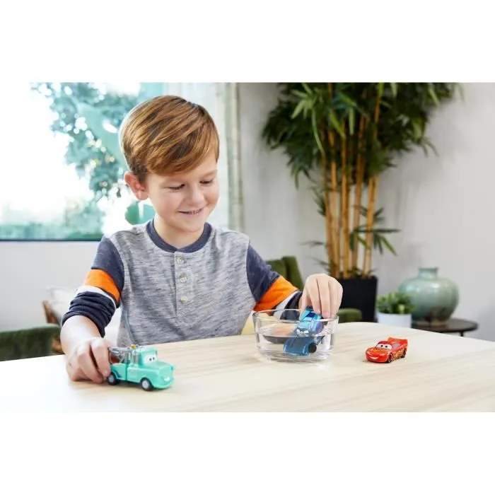 Pack de 3 mini-véhicules Cars Color Changers - MATTEL - Flash McQueen, Martin et Bobby Swift - 3 ans et +-5