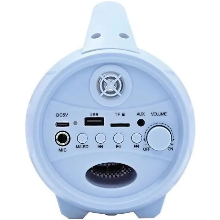 Enceinte Bluetooth® Sans-Fil Lumineuse avec Micro La Reine des Neiges-3