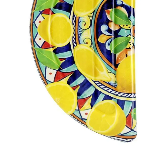 Ile gonflable - BESTWAY - Splash of Sicily - PVC - Jaune - 171 x 89 cm - Charge maxi 90 kg - Valves de sécurité-1