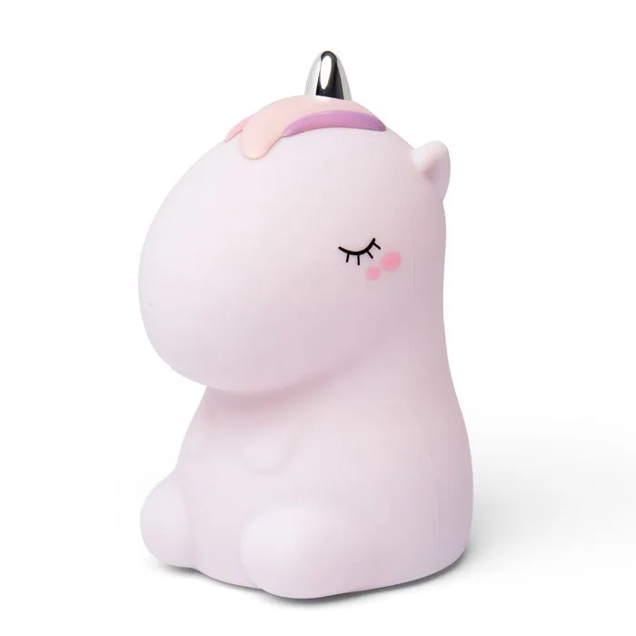 Little L - Veilleuse Licorne rose pailletée avec télécommande - COOL KIDS PROJECT-0