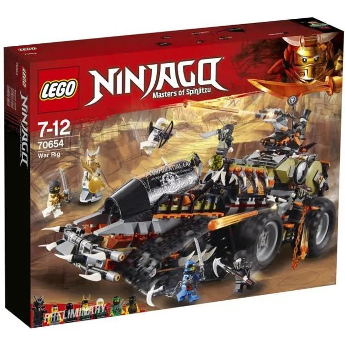 LEGO® NINJAGO® 70654 Véhicule de Combat Dieselnaut-0