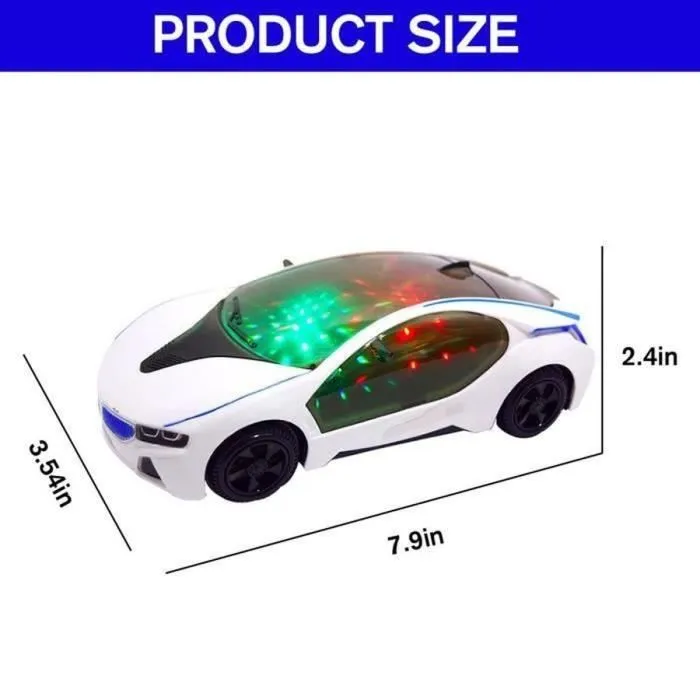 Voiture Jouet électrique TEMPSA LED éclair Musique - Garçon 3 ans et plus-2