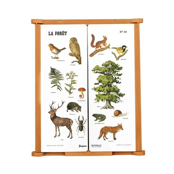 Tableau triptyque la forêt-1
