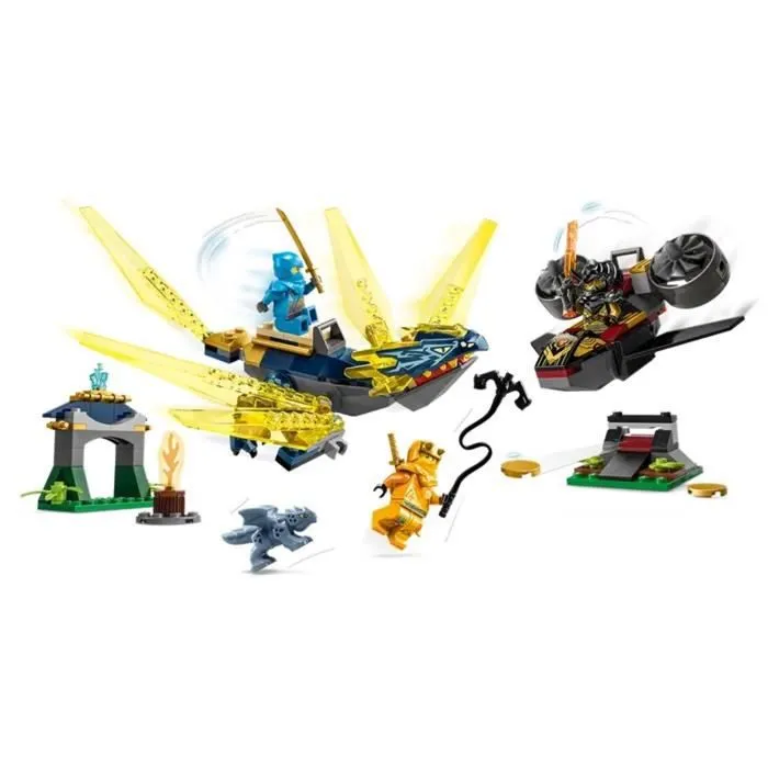 Set de construction - Lego Ninjago - 71798 - 3 minifigurines - 2 dragons - 157 pièces-2