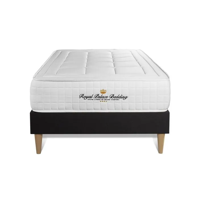 Ensemble matelas sommier 90x190 Balmoral Mémoire de forme - Ferme - ROYAL PALACE BEDDING-3