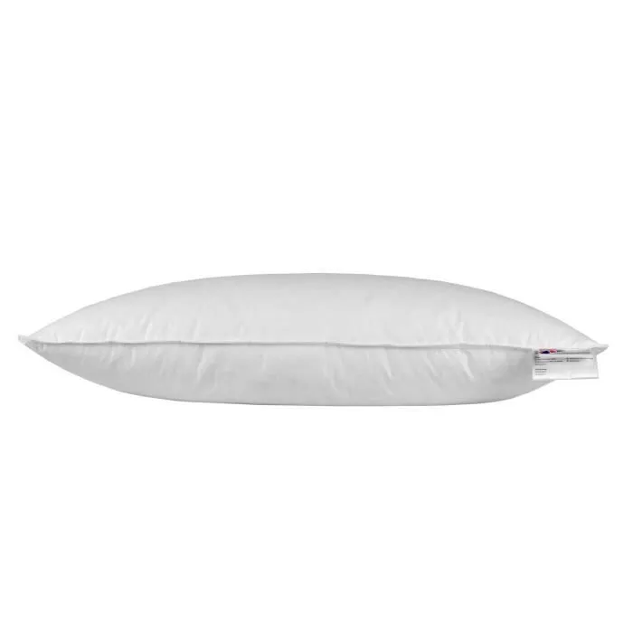 Oreiller rectangulaire - HOMESCAPES - 40 x 80 cm - Duvet d'oie - Confort moelleux - Lavable en machine-1