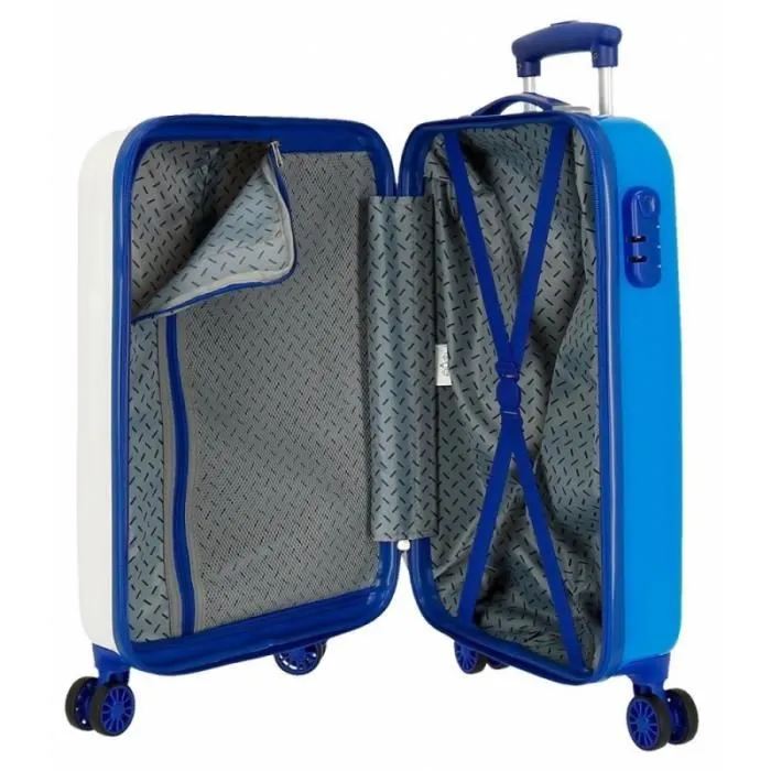 Valise cabine enfant - DISNEY - Dumbo - 34L - 2,5 kg - ABS blanc et bleu-3