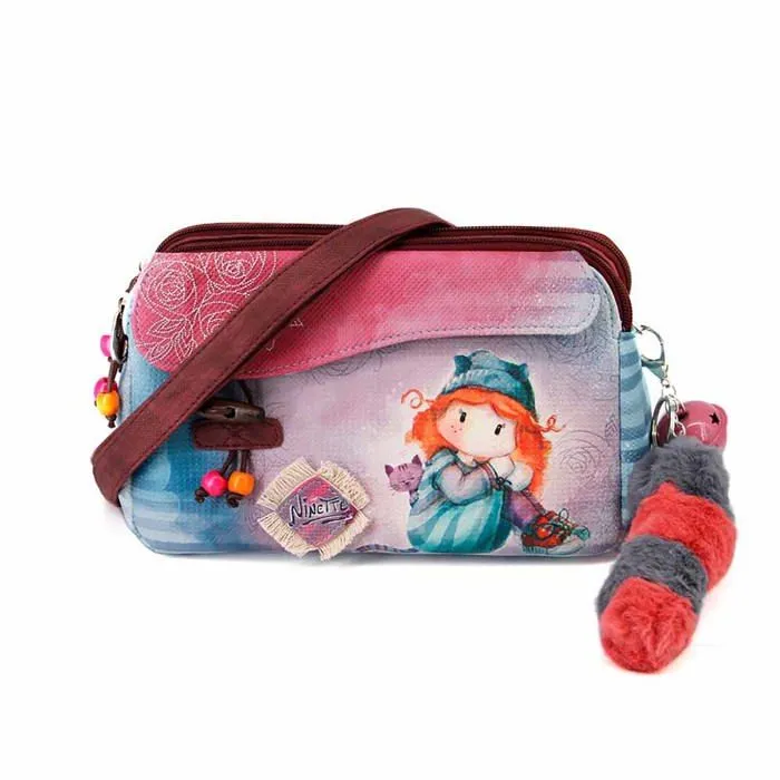 Sac à bandoulière - Forever Ninette - Double Zipper Origin - Multicolore - Taille Unique - Femme-0