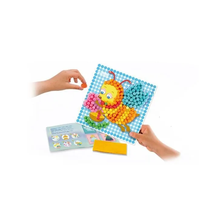 Mosaïque PlayMais - PlayMais - Petit insecte - 100% biodégradable - 2300 flocons - À partir de 3 ans-1