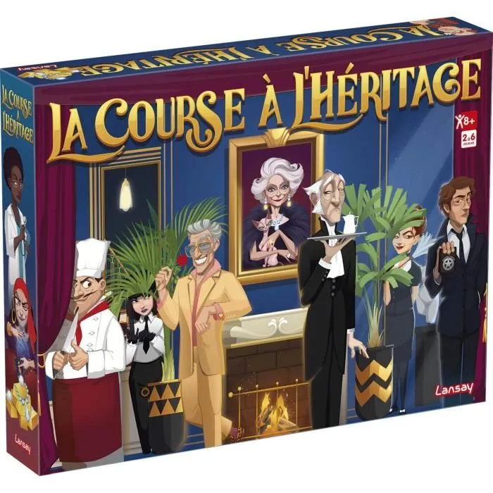 LANSAY - LA COURSE A L'HÉRITAGE - Jeu de société - 2 à 6 joueurs - Dès 8 ans-0