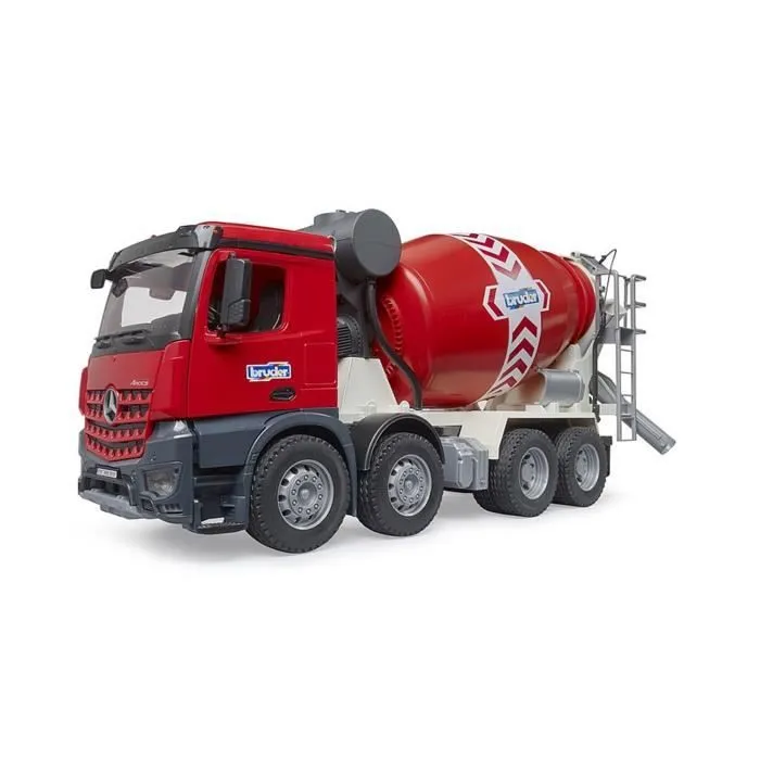 Camion-bétonnière - Bruder - Mercedes-Benz Arocs - Rouge - 1:16 - Pour enfants à partir de 3 ans-1
