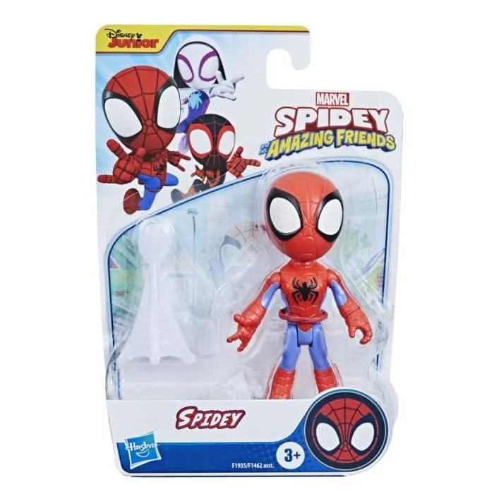 Figurine Spidey de 10 cm, inclut 1 accessoire, pour enfants à partir de 3 ans, Marvel Spidey and His Amazing Friends-4