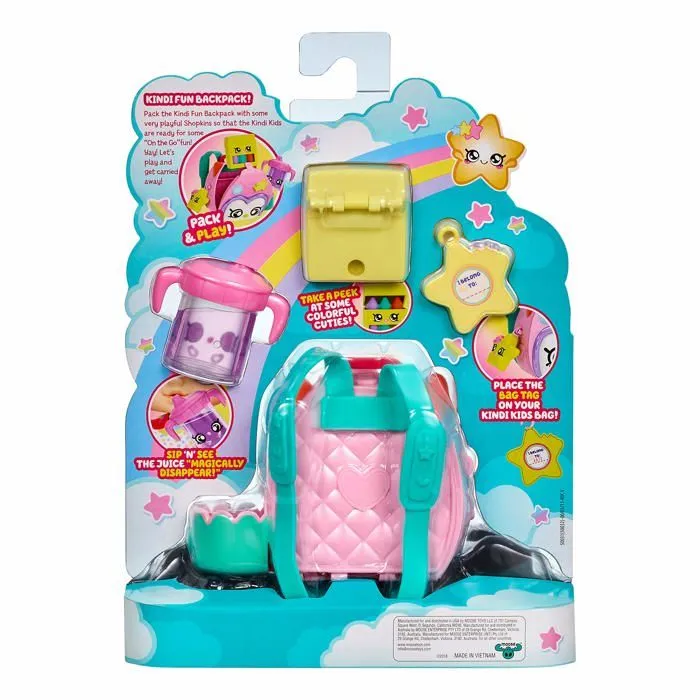 Vetement - accessoire poupee Kindi kids - 50032 - Sac a Dos Chouette Petkin, , Multicolore-3