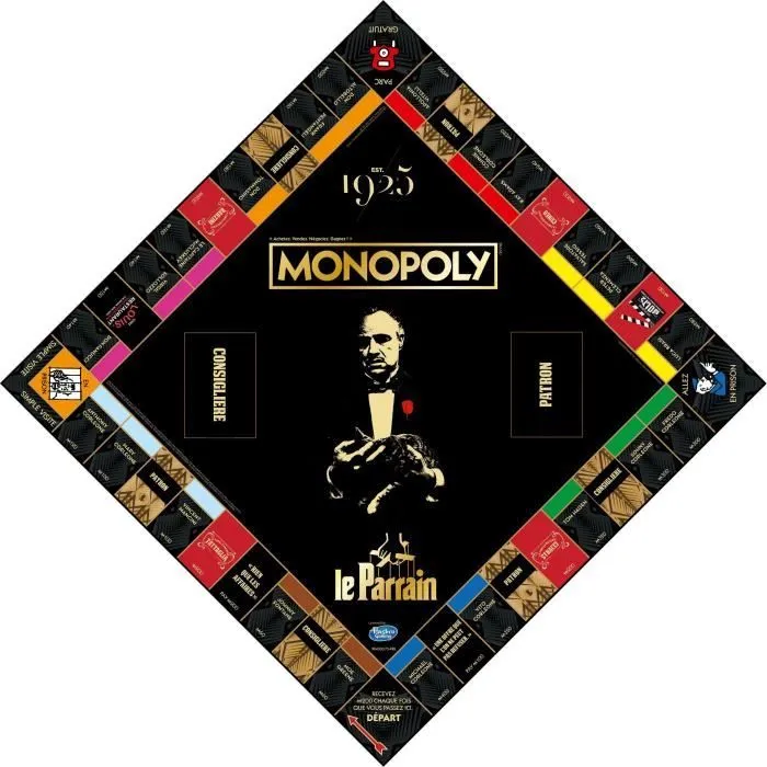 MONOPOLY - Le Parrain - Jeu de société - A partir de 18 ans-1