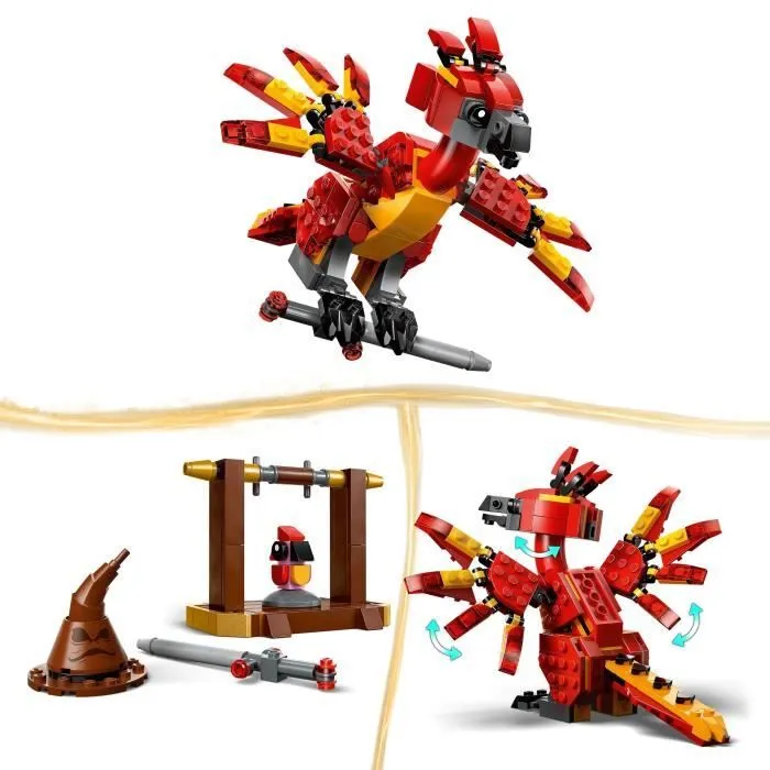 LEGO Harry Potter 76448 Fumseck : Le Phénix de Dumbledore - Jouet Pour Fille Dès 8 Ans-2