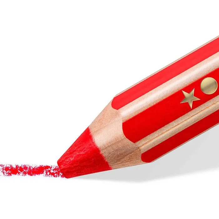 Pinceau à aquarelle - STAEDTLER - Buddy 3 en 1 - Pack de 6 - Couleurs variées - Mixte-3