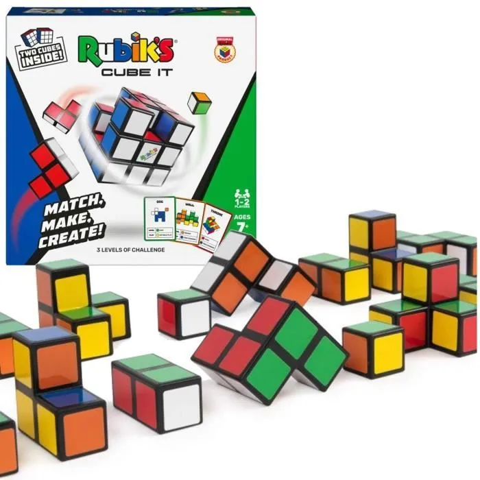 Arcade Jeu de Puzzle Social Rubik's Cube Original Spin Master-0