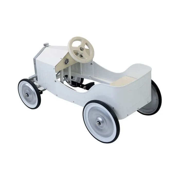 Grande voiture à pédales Ivoire - Vilac - Jeux et jouets-1