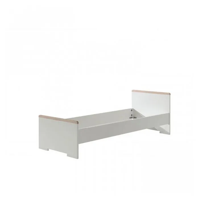 Ensemble de chambre - Vipack - LONDON Blanc - Lit classique - Enfant - Bois massif-2