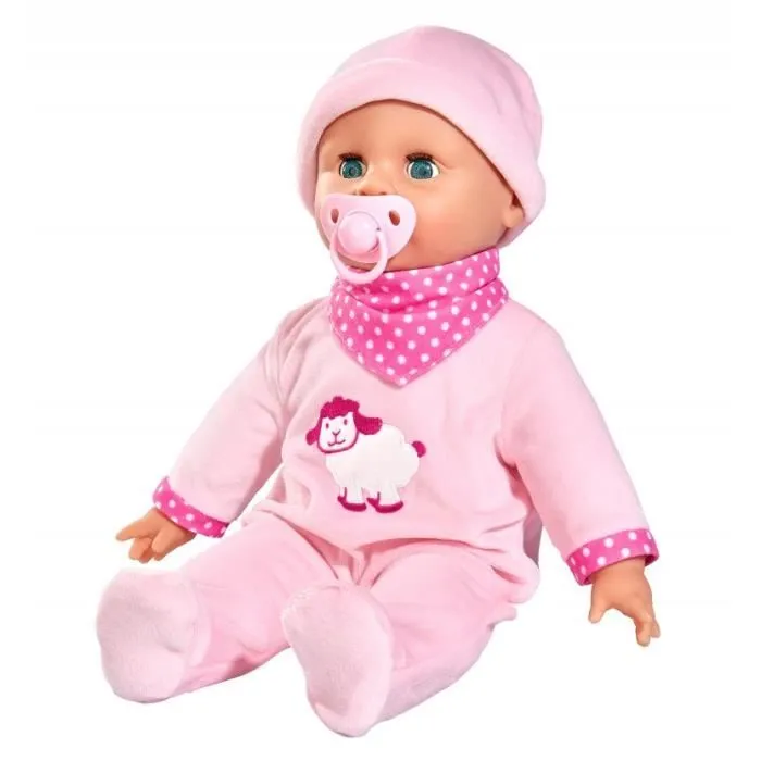 Poupée - Simba - Laura - 38 cm - Corps souple - 24 sons amusants - Inclus tétine et bouteille-0