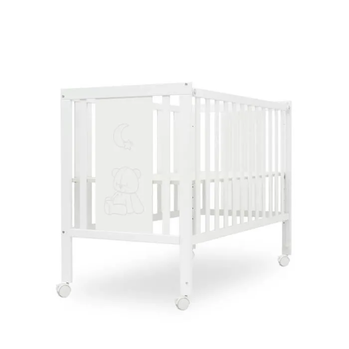 Interbaby - BASIC002 - Lit Bébé Mod. Basic - blanc-0