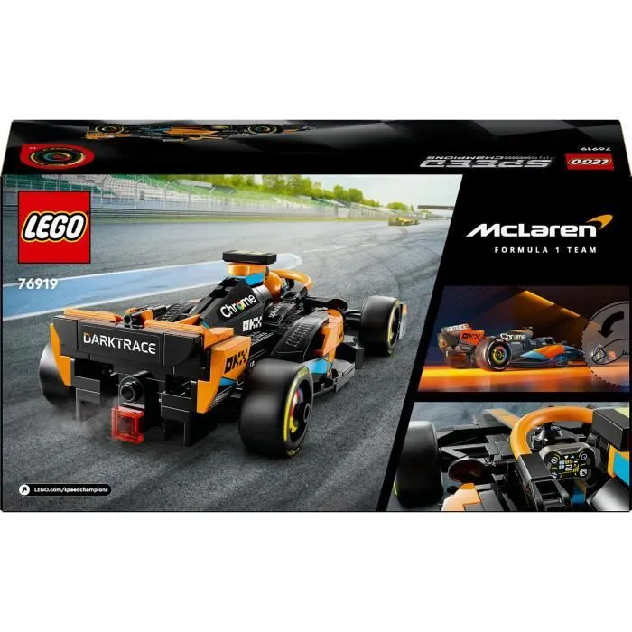 LEGO Speed Champions 76919 La Voiture de Course de Formule 1 McLaren 2023, Véhicule Jouet-5