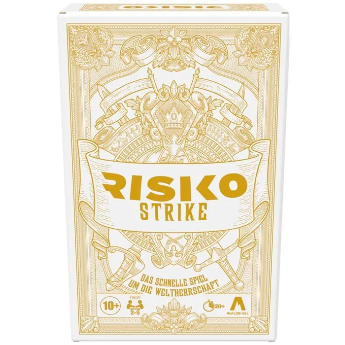 Hasbro gaming Risk Strike Jeu de Cartes et de des strategique pour 2 a 5 Joueurs, 20 Min, Jeu Familial, Jeu de fete-0