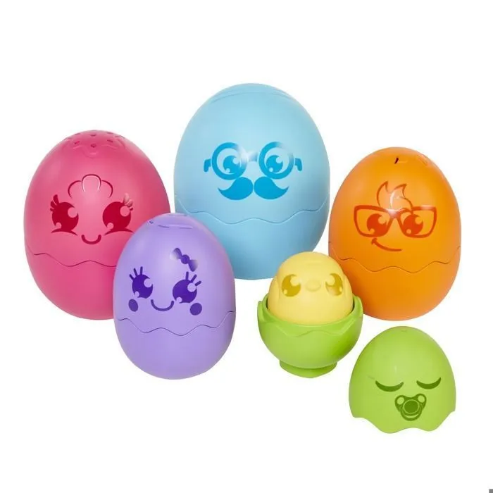 Jouet éducatif - Piou Piou - Gigognes - Multicolore - 5 coquilles - 12 mois et plus-0