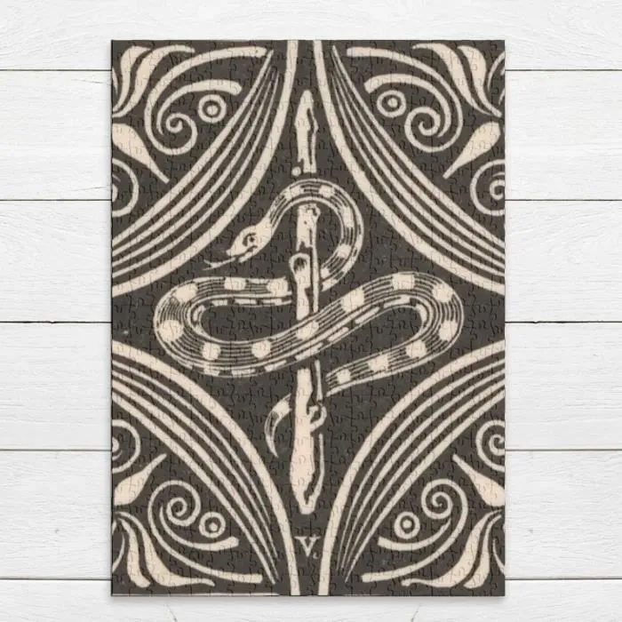 Puzzle Classique - FABULOUS - Art Nouveau Serpent - 500 Pièces - Adulte - Intérieur-3