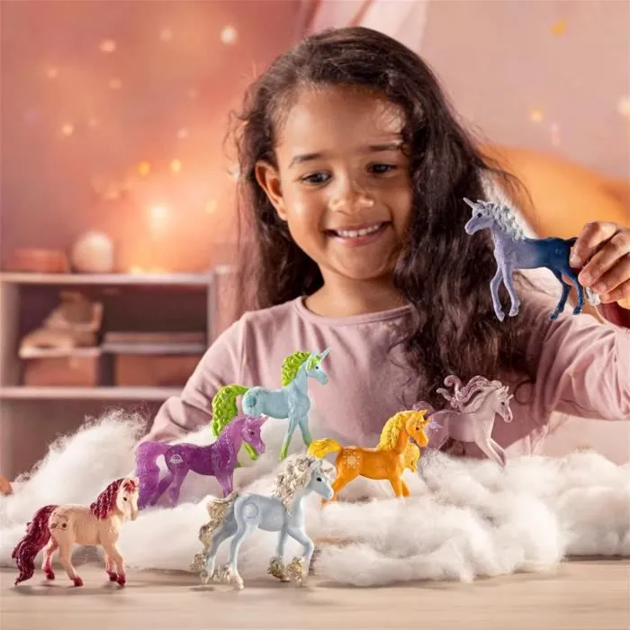 Figurine - Schleich - 70801 - Licorne Planetea - Pailletée - Violet - 5 ans et plus-2