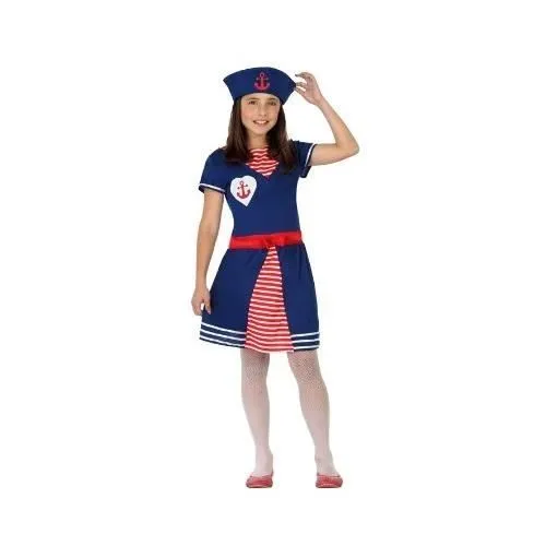 Déguisement Marin Fille ATOSA - Taille 1 - Costume sans accessoire-0