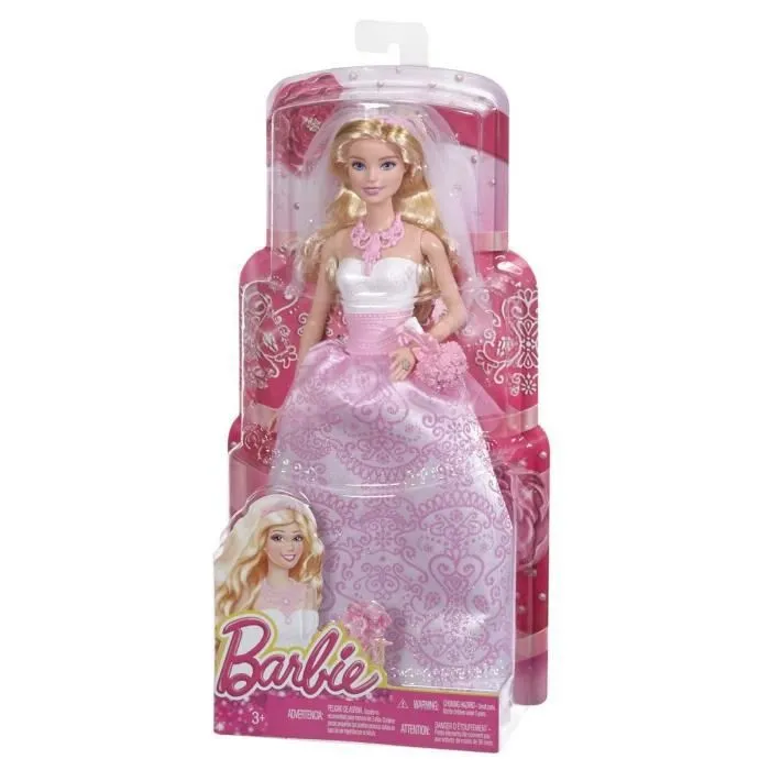 Mattel - Barbie - Poupée mariée conte de fée-2