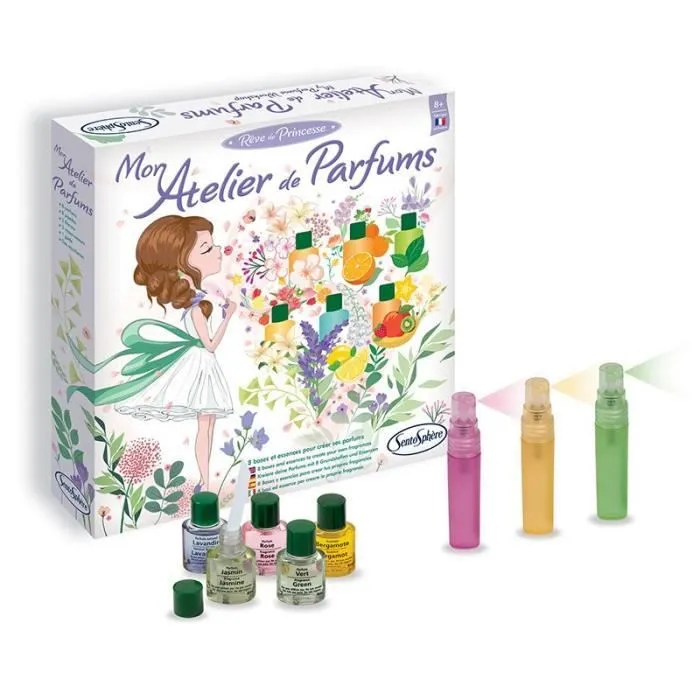 Coffret cosmétique - Sentosphere - Mon Atelier De Parfum - 6 huiles essentielles - Pour enfants - Mixte-0