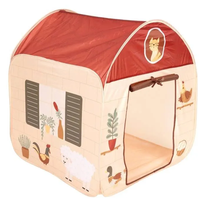 Tente enfant pop-up Ysa 85x85cm - Atmosphera createur d'interieur - Multicolore-0