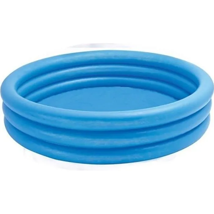 Piscinette gonflable INTEX Bleu Cristal - 147 x 33 cm - Capacité 330 litres-0