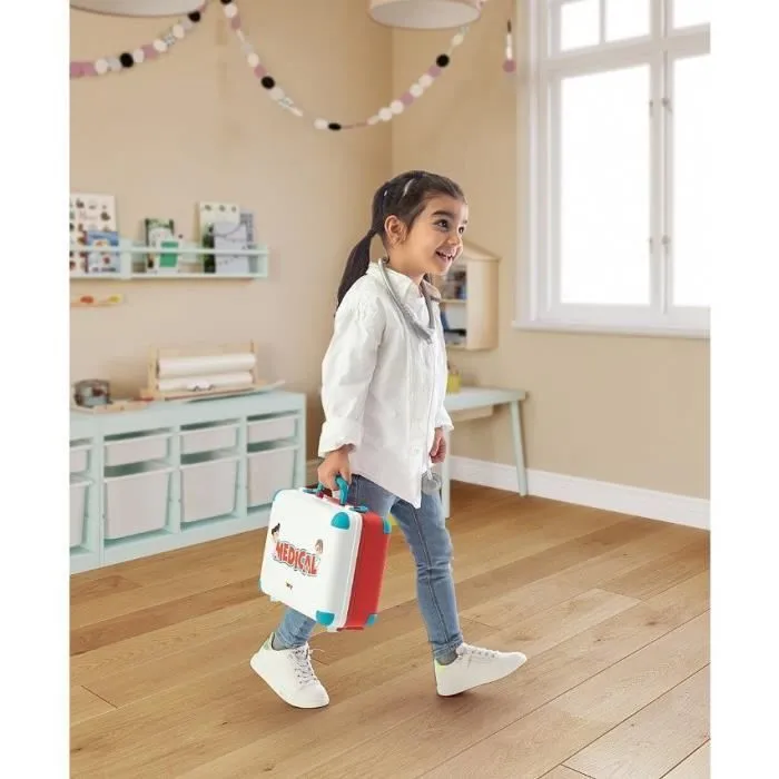 Smoby - Malette médicale - Nombreux accessoires de médecin - Dés 3 ans - Fabriqué en France-3