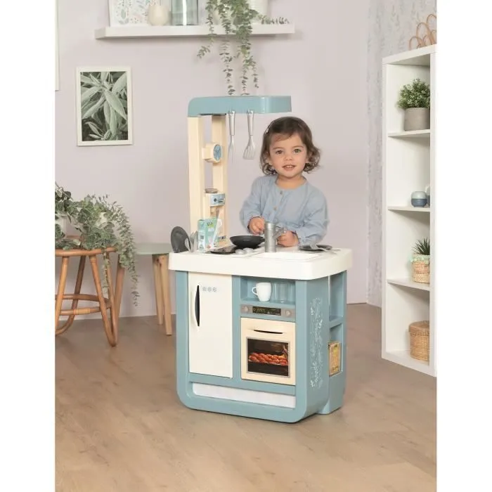 Smoby Cuisine Bon Appetit - 23 Accessoires - Effet sonores (plaques de cuissons électroniques) dès 3 ans-4