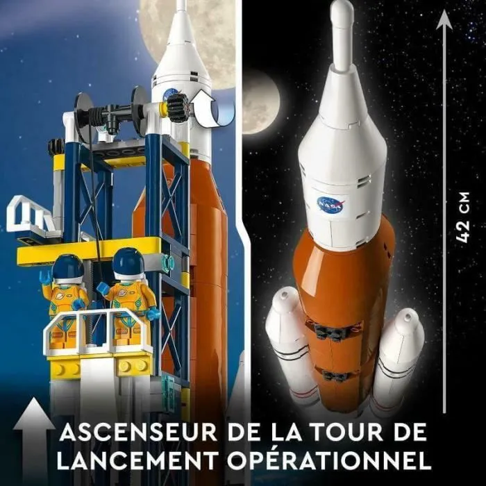 LEGO® City - La Base de Lancement de La Fusée - Vaisseau Spatial Enfants - 60351-3