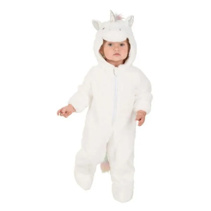DÉGUISEMENT LICORNE CRINIÈRE ARC-EN-CIEL BÉBÉ-0